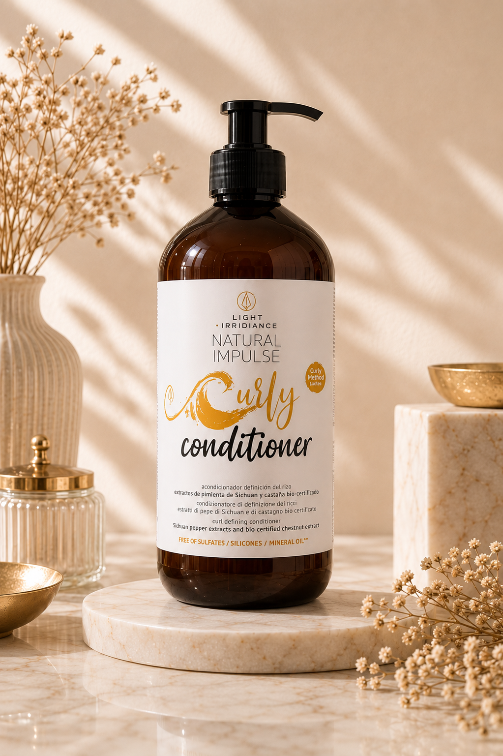 Acondicionador para pelo rizado
